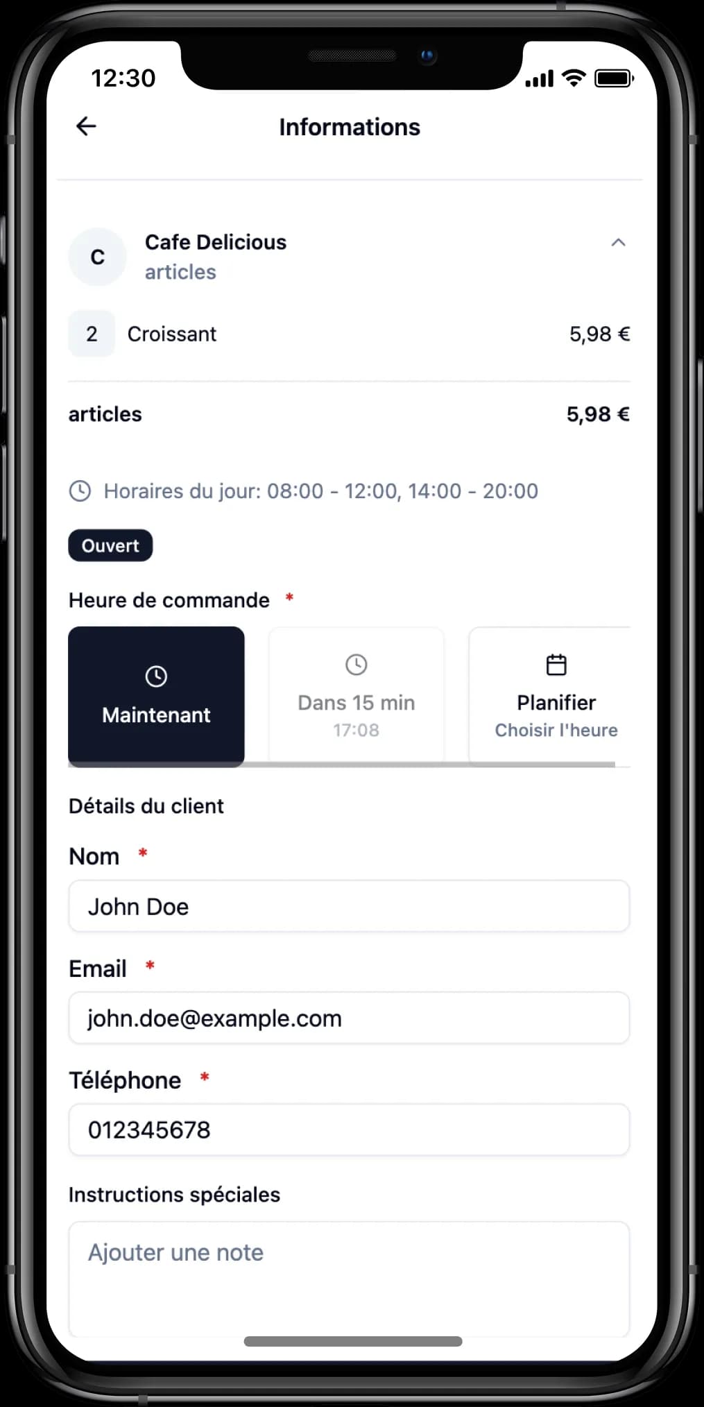 Commandes - Vendez en ligne. Gardez 100%.